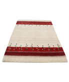 Hand Made Lori Wool Rug 4' 7" X 6' 0" 4' 7" X 6' 0" (140 X 183) / Ivory / Ivory