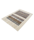 Hand Made Lori Wool Rug 3' 10" X 5' 10" 3' 10" X 5' 10" (117 X 178) / Ivory / Ivory