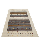 Hand Made Lori Wool Rug 3' 10" X 5' 10" 3' 10" X 5' 10" (117 X 178) / Ivory / Ivory