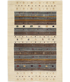 Hand Made Lori Wool Rug 3' 10" X 5' 10" 3' 10" X 5' 10" (117 X 178) / Ivory / Ivory
