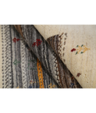 Hand Made Lori Wool Rug 4' 0" X 5' 11" 4' 0" X 5' 11" (122 X 180) / Ivory / Ivory