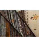 Hand Made Lori Wool Rug 4' 0" X 5' 11" 4' 0" X 5' 11" (122 X 180) / Ivory / Ivory