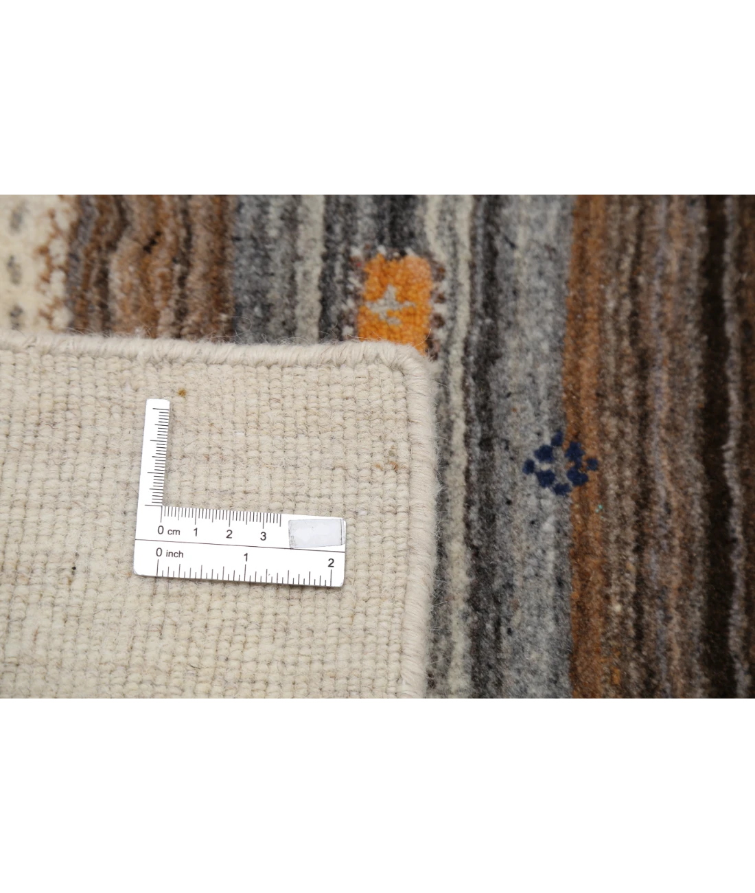 Hand Made Lori Wool Rug 4' 0" X 5' 11" 4' 0" X 5' 11" (122 X 180) / Ivory / Ivory