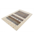 Hand Made Lori Wool Rug 3' 11" X 5' 11" 3' 11" X 5' 11" (119 X 180) / Ivory / Ivory