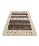 Hand Made Lori Wool Rug 3' 11" X 5' 11" 3' 11" X 5' 11" (119 X 180) / Ivory / Ivory