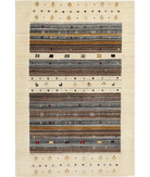 Hand Made Lori Wool Rug 3' 11" X 5' 11" 3' 11" X 5' 11" (119 X 180) / Ivory / Ivory