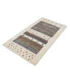 Hand Made Lori Wool Rug 2' 10" X 5' 2" 2' 10" X 5' 2" (86 X 158) / Ivory / Ivory