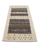 Hand Made Lori Wool Rug 2' 10" X 5' 2" 2' 10" X 5' 2" (86 X 158) / Ivory / Ivory