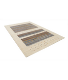 Hand Made Lori Wool Rug 6' 7" X 9' 10" 6' 7" X 9' 10" (201 X 300) / Ivory / Ivory