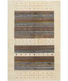 Hand Made Lori Wool Rug 6' 7" X 9' 10" 6' 7" X 9' 10" (201 X 300) / Ivory / Ivory