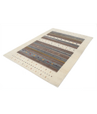 Hand Made Lori Wool Rug 5' 7" X 7' 10" 5' 7" X 7' 10" (170 X 239) / Ivory / Ivory