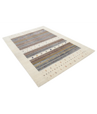 Hand Made Lori Wool Rug 5' 7" X 7' 10" 5' 7" X 7' 10" (170 X 239) / Ivory / Ivory