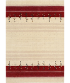 Hand Made Lori Wool Rug 5' 4" X 7' 5" 5' 4" X 7' 5" (162 X 226) / Ivory / Ivory