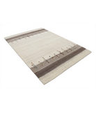 Hand Made Lori Wool Rug 5' 4" X 7' 7" 5' 4" X 7' 7" (162 X 231) / Ivory / Ivory