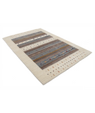 Hand Made Lori Wool Rug 5' 7" X 7' 10" 5' 7" X 7' 10" (170 X 239) / Ivory / Ivory