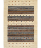 Hand Made Lori Wool Rug 5' 7" X 7' 10" 5' 7" X 7' 10" (170 X 239) / Ivory / Ivory