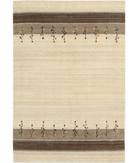 Hand Made Lori Wool Rug 5' 3" X 7' 7" 5' 3" X 7' 7" (160 X 231) / Ivory / Ivory