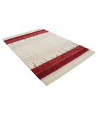Hand Made Lori Wool Rug 5' 4" X 7' 8" 5' 4" X 7' 8" (162 X 234) / Ivory / Ivory