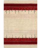 Hand Made Lori Wool Rug 5' 4" X 7' 8" 5' 4" X 7' 8" (162 X 234) / Ivory / Ivory