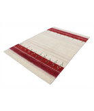 Hand Made Lori Wool Rug 5' 2" X 7' 5" 5' 2" X 7' 5" (158 X 226) / Ivory / Ivory