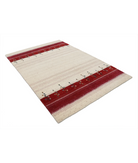 Hand Made Lori Wool Rug 5' 2" X 7' 5" 5' 2" X 7' 5" (158 X 226) / Ivory / Ivory