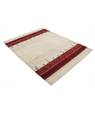 Hand Made Lori Wool Rug 4' 10" X 6' 6" 4' 10" X 6' 6" (147 X 198) / Ivory / Ivory