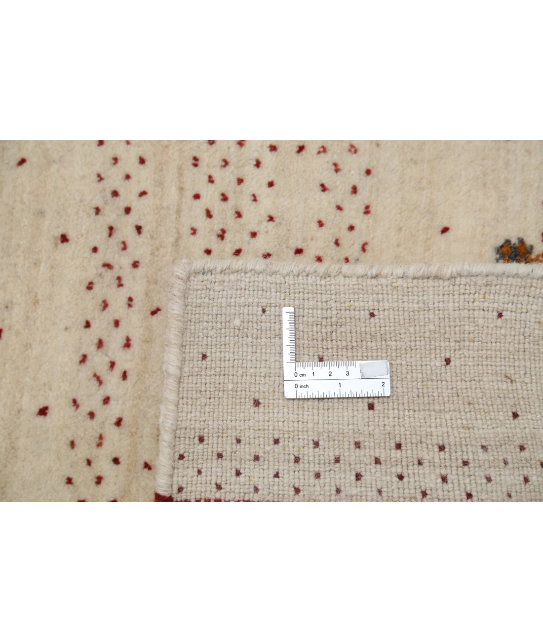 Hand Made Lori Wool Rug 4' 10" X 6' 6" 4' 10" X 6' 6" (147 X 198) / Ivory / Ivory
