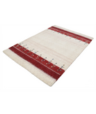 Hand Made Lori Wool Rug 4' 7" X 6' 5" 4' 7" X 6' 5" (140 X 196) / Ivory / Ivory
