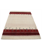 Hand Made Lori Wool Rug 4' 7" X 6' 5" 4' 7" X 6' 5" (140 X 196) / Ivory / Ivory