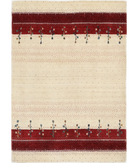 Hand Made Lori Wool Rug 4' 7" X 6' 5" 4' 7" X 6' 5" (140 X 196) / Ivory / Ivory