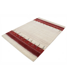 Hand Made Lori Wool Rug 4' 9" X 6' 6" 4' 9" X 6' 6" (145 X 198) / Ivory / Ivory