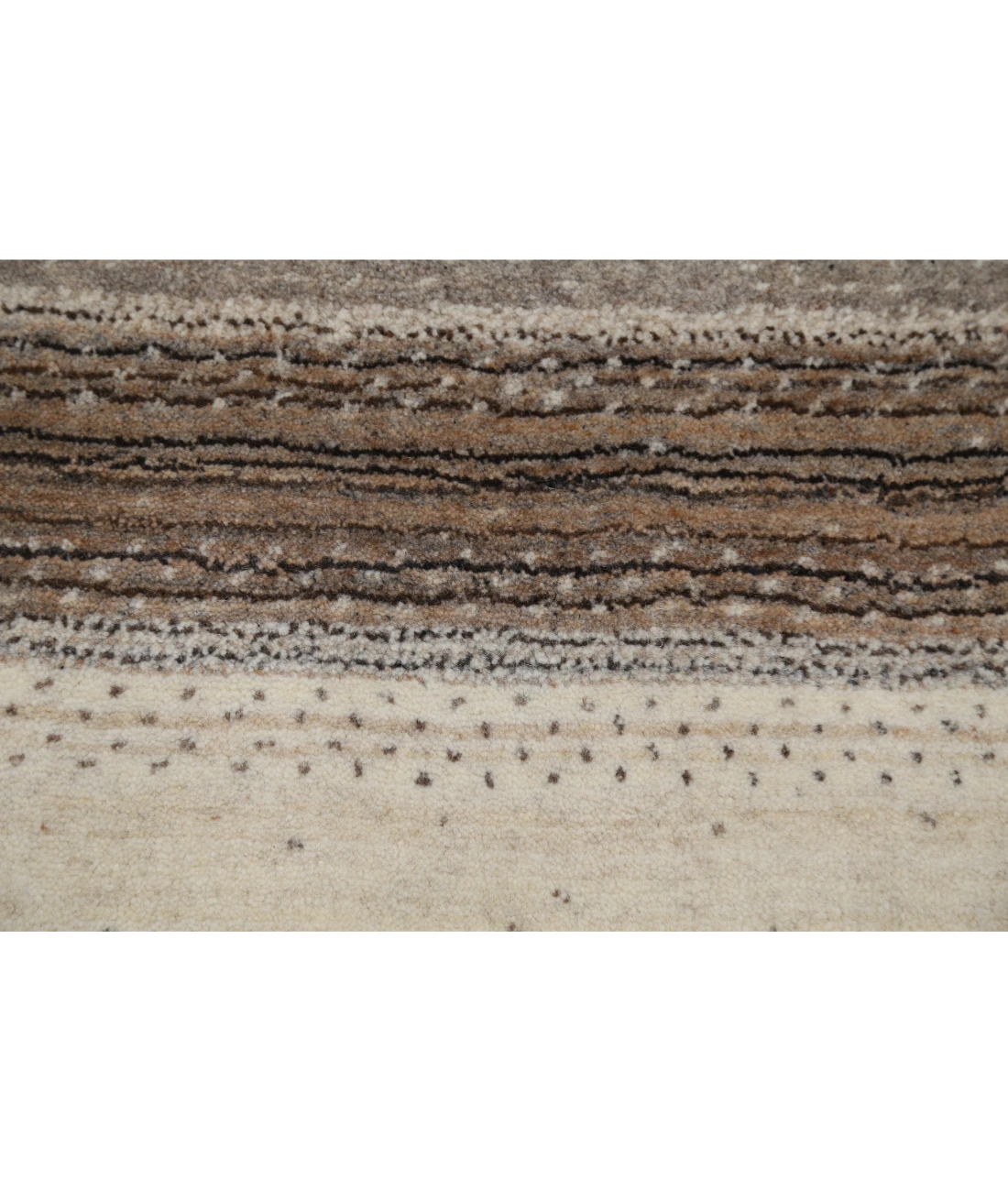Hand Made Lori Wool Rug 4' 8" X 6' 5" 4' 8" X 6' 5" (142 X 196) / Ivory / Ivory