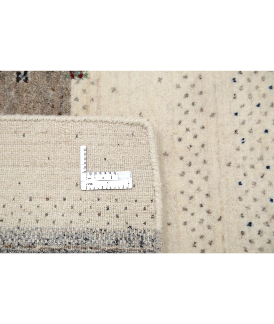 Hand Made Lori Wool Rug 4' 8" X 6' 5" 4' 8" X 6' 5" (142 X 196) / Ivory / Ivory
