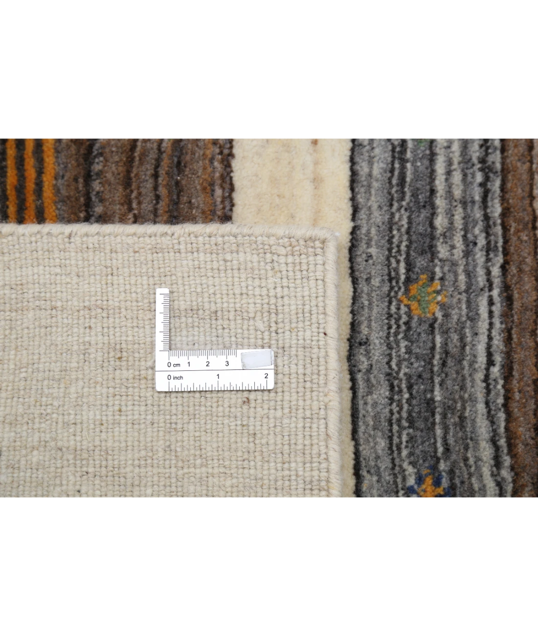 Hand Made Lori Wool Rug 4' 1" X 5' 11" 4' 1" X 5' 11" (124 X 180) / Ivory / Ivory