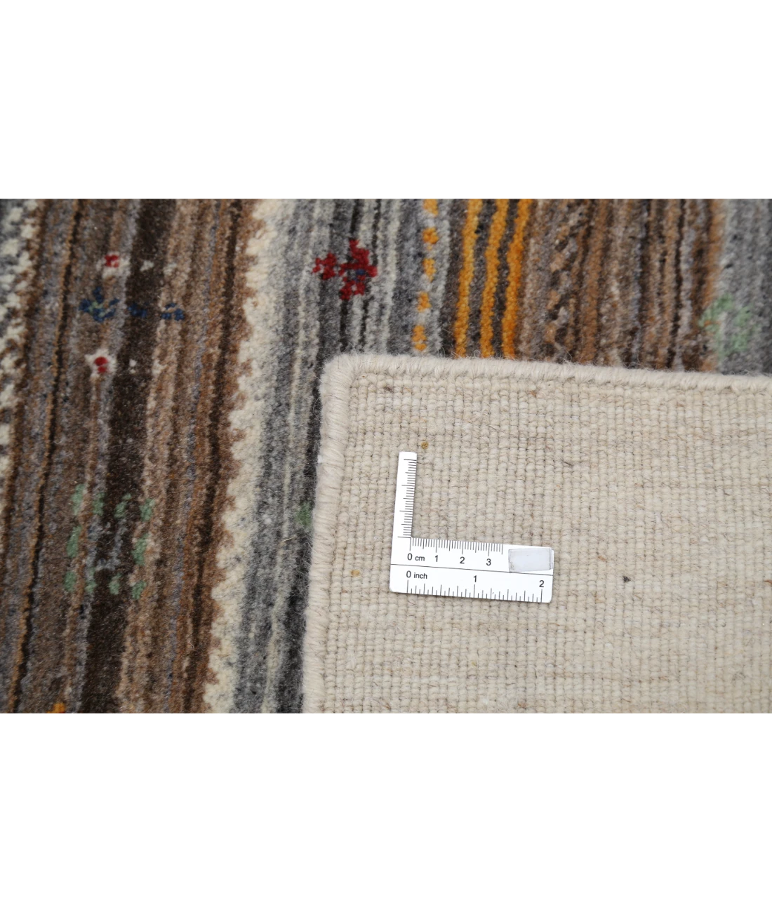Hand Made Lori Wool Rug 4' 0" X 5' 10" 4' 0" X 5' 10" (122 X 178) / Ivory / Ivory