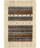 Hand Made Lori Wool Rug 4' 0" X 5' 10" 4' 0" X 5' 10" (122 X 178) / Ivory / Ivory