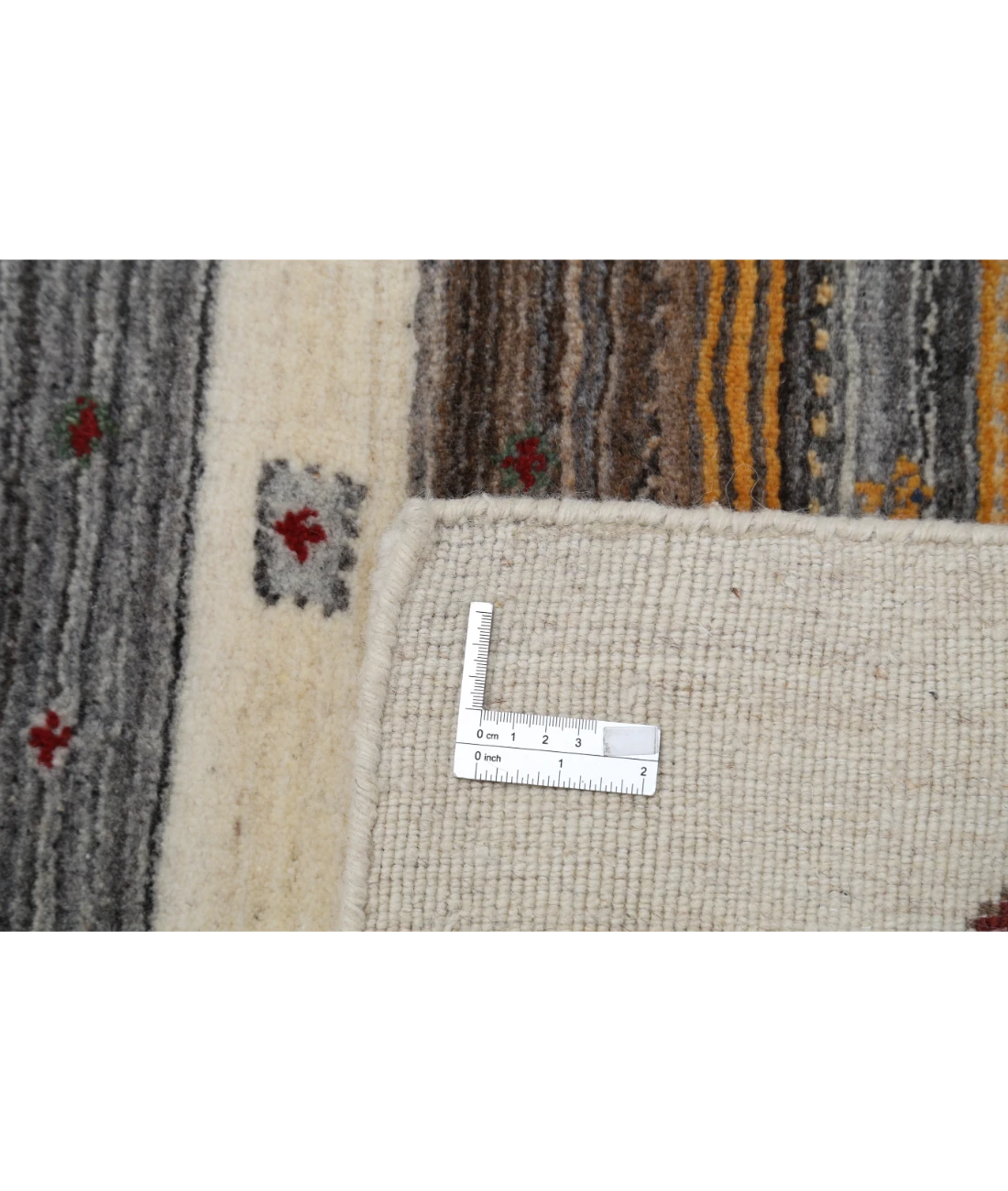 Hand Made Lori Wool Rug 4' 0" X 5' 11" 4' 0" X 5' 11" (122 X 180) / Ivory / Ivory