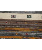 Hand Made Lori Wool Rug 4' 0" X 5' 10" 4' 0" X 5' 10" (122 X 178) / Ivory / Ivory