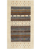 Hand Made Lori Wool Rug 3' 0" X 5' 3" 3' 0" X 5' 3" (91 X 160) / Ivory / Ivory