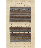 Hand Made Lori Wool Rug 3' 0" X 5' 2" 3' 0" X 5' 2" (91 X 158) / Ivory / Ivory