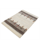 Hand Made Lori Wool Rug 2' 9" X 3' 11" 2' 9" X 3' 11" (84 X 119) / Ivory / Ivory