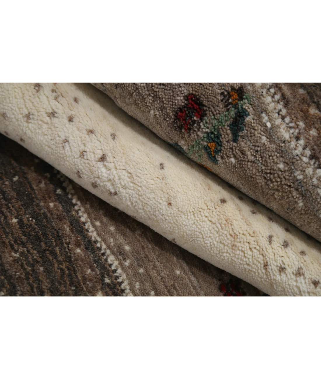 Hand Made Lori Wool Rug 2' 9" X 3' 11" 2' 9" X 3' 11" (84 X 119) / Ivory / Ivory
