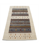 Hand Made Lori Wool Rug 3' 0" X 5' 2" 3' 0" X 5' 2" (91 X 158) / Ivory / Ivory