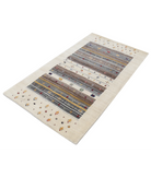 Hand Made Lori Wool Rug 2' 11" X 5' 2" 2' 11" X 5' 2" (89 X 158) / Ivory / Ivory
