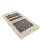 Hand Made Lori Wool Rug 2' 11" X 5' 2" 2' 11" X 5' 2" (89 X 158) / Ivory / Ivory