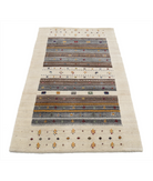 Hand Made Lori Wool Rug 3' 0" X 5' 2" 3' 0" X 5' 2" (91 X 158) / Ivory / Ivory