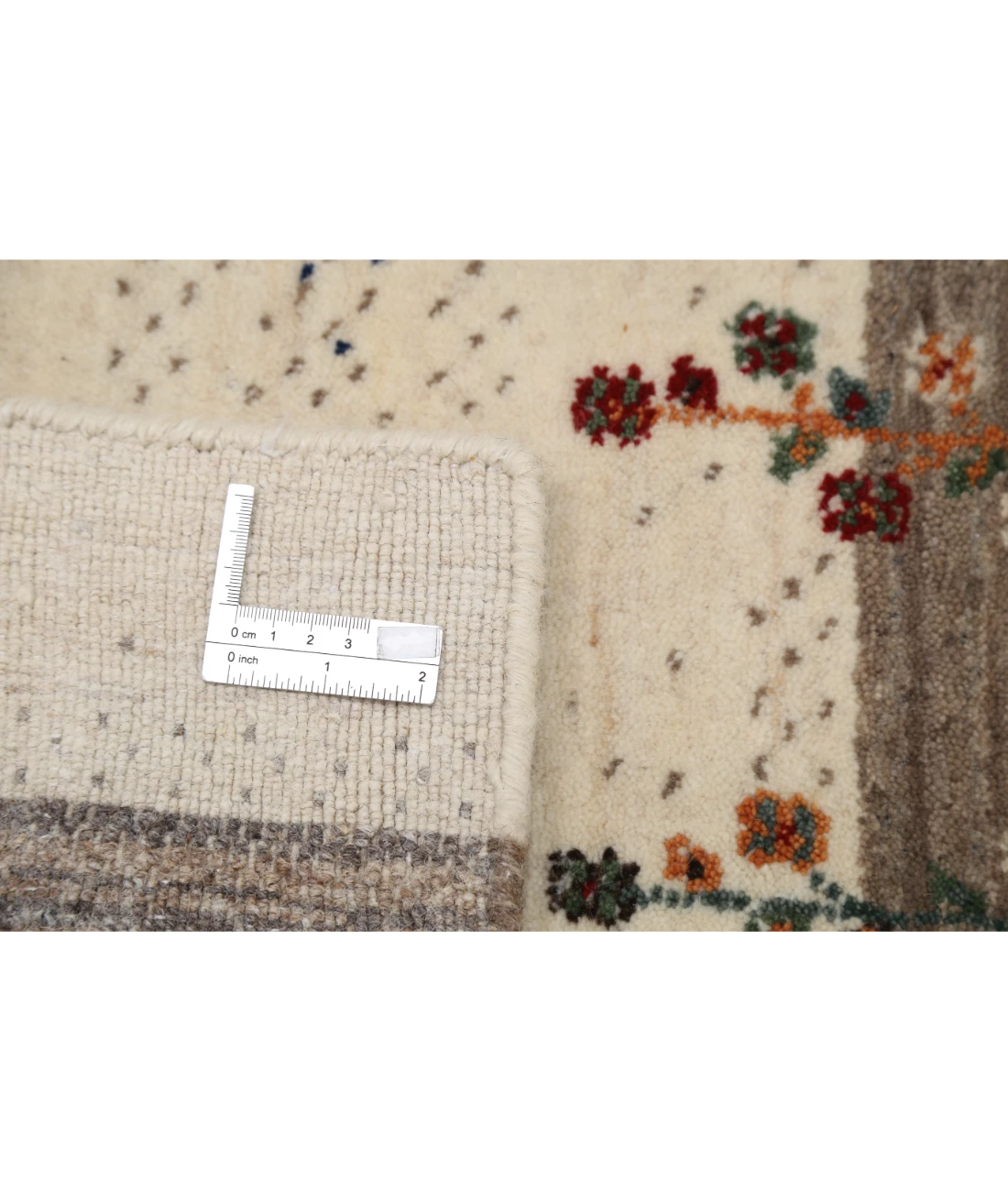 Hand Made Lori Wool Rug 2' 11" X 3' 11" 2' 11" X 3' 11" (89 X 119) / Ivory / Ivory