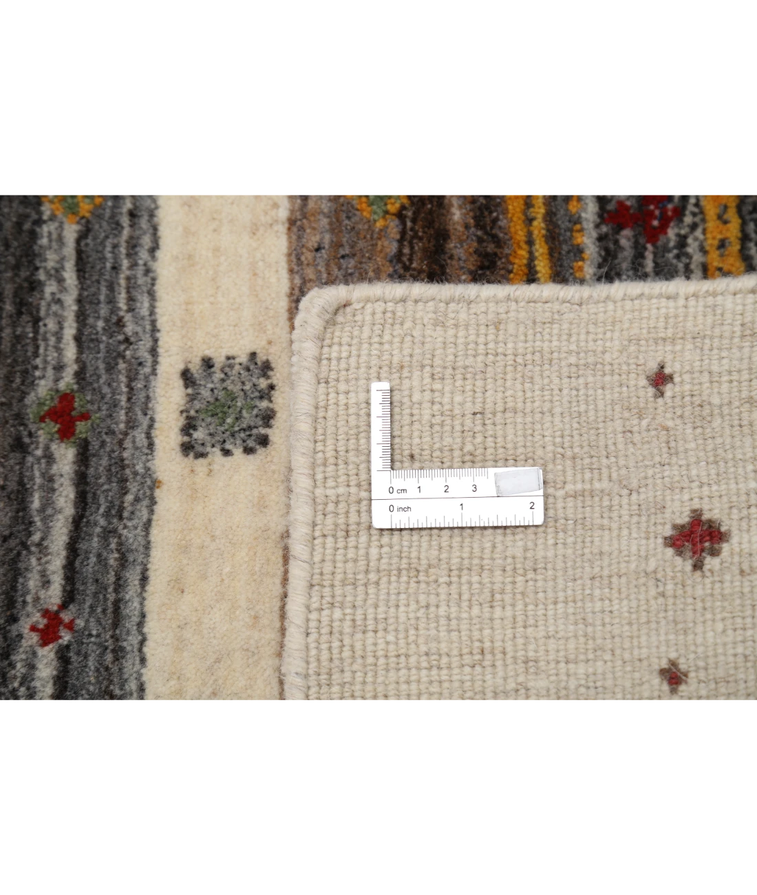 Hand Made Lori Wool Rug 2' 11" X 5' 2" 2' 11" X 5' 2" (89 X 158) / Ivory / Ivory