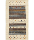 Hand Made Lori Wool Rug 2' 11" X 5' 2" 2' 11" X 5' 2" (89 X 158) / Ivory / Ivory