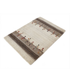 Hand Made Lori Wool Rug 2' 9" X 4' 0" 2' 9" X 4' 0" (84 X 122) / Ivory / Ivory